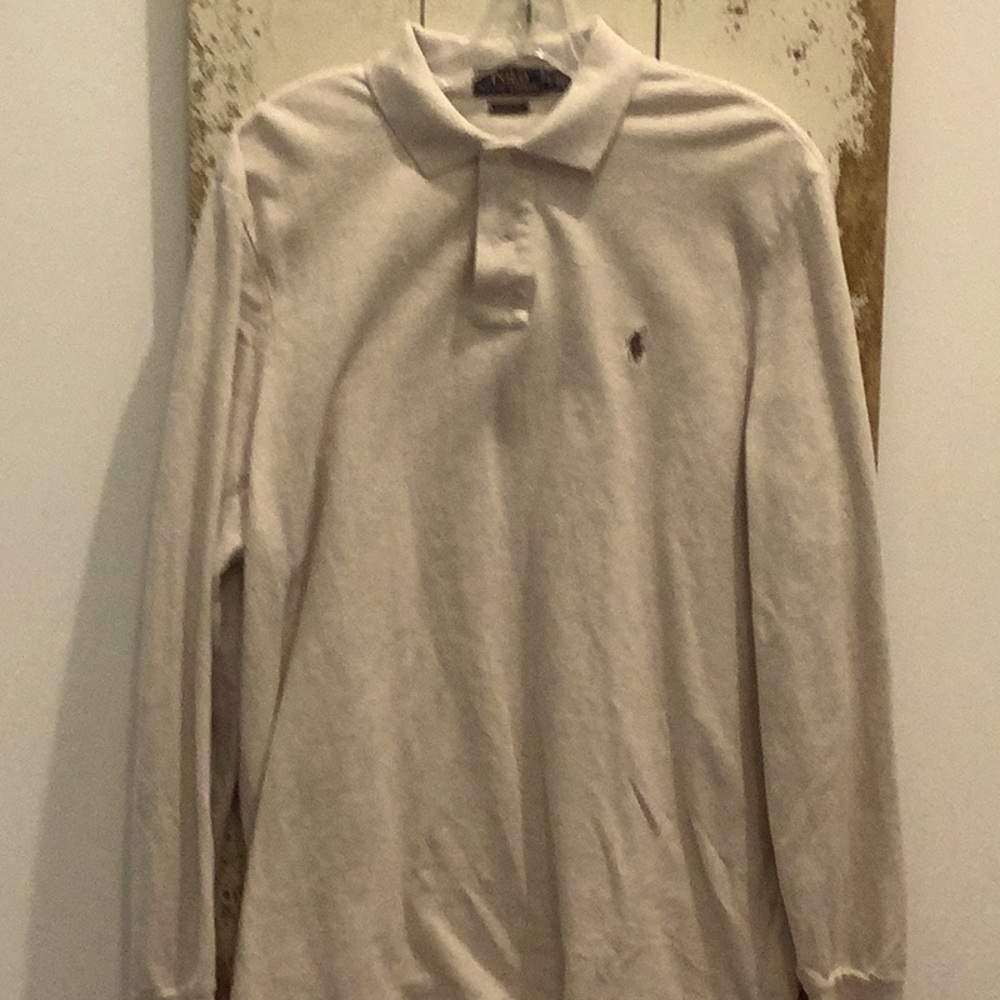 Long sleeve Polo, size L